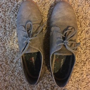 Grey oxford dress shoes from Maurice’s